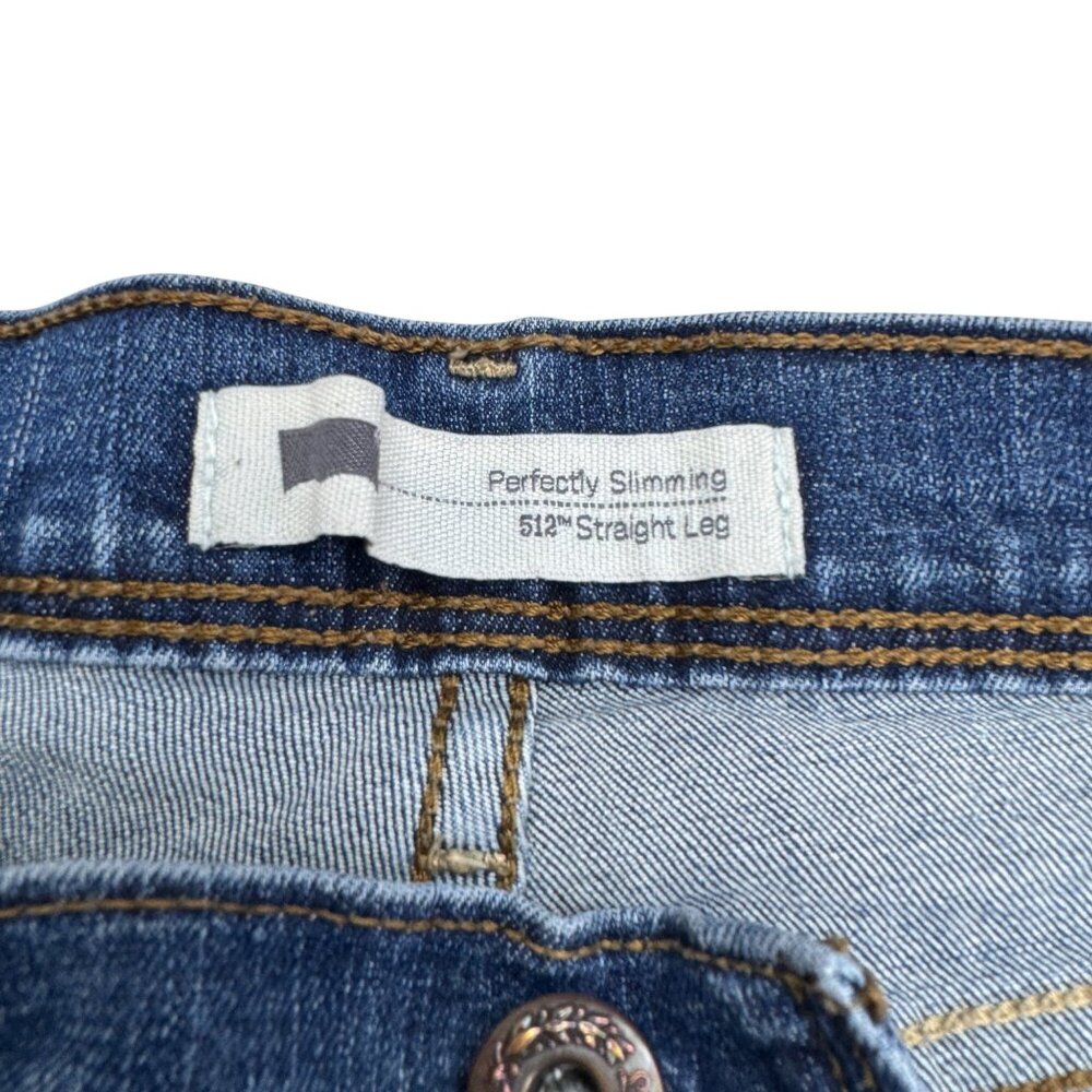Levi's 512 Perfectly Slimming Straight Leg Jean Women's Denim Pants, Size 32 - Picture 6 of 10